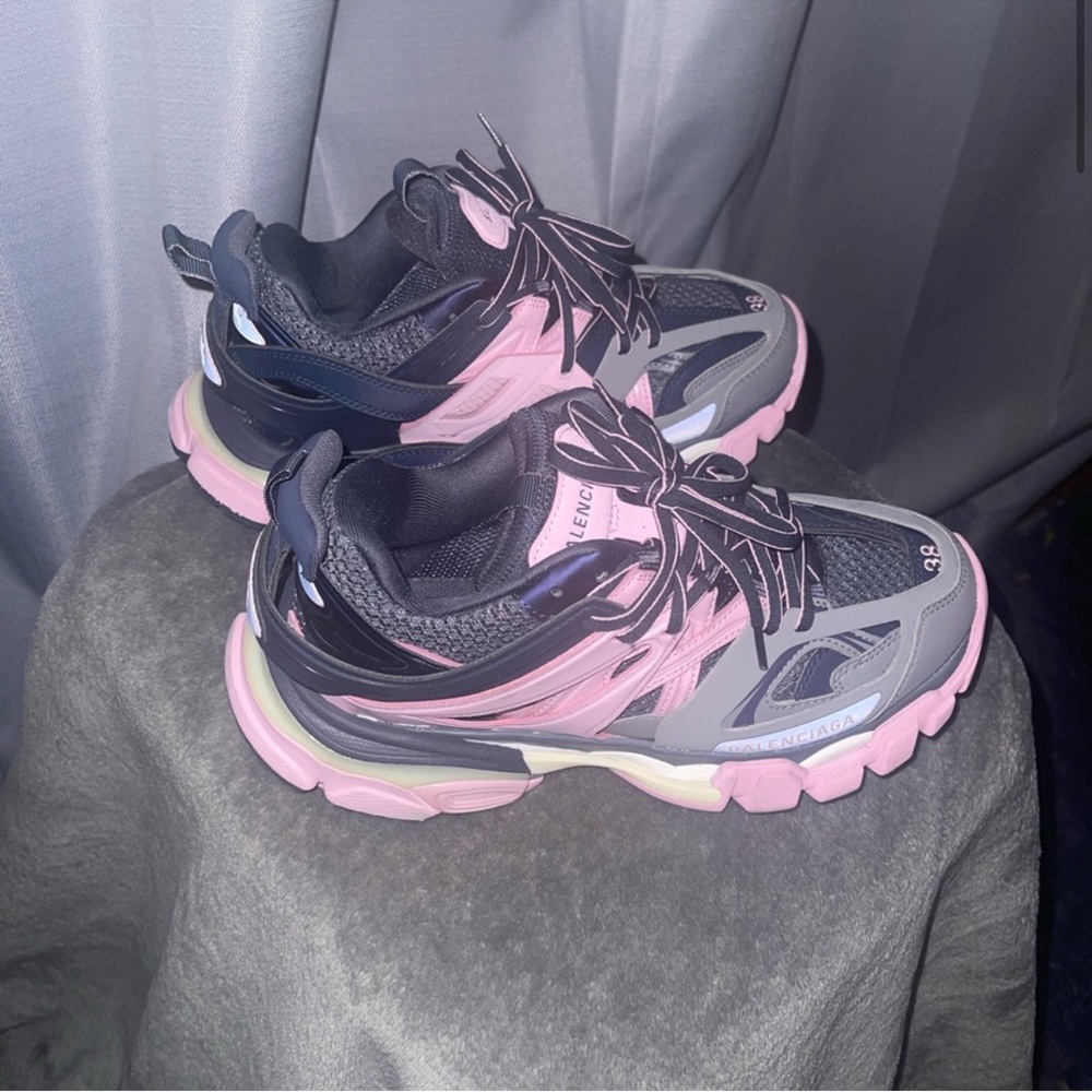 Balenciaga Track Sneakers blue/grey/pink
